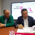 López Sendino y Santos presidirán hoy de nuevo el Consejo General de la UPL. fernando otero
