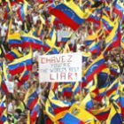 Miles de personas se manifestaron en contra del presidente de Venezuela, Hugo Chávez, el sábado