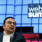 El presidente de Nissan, Carlos Ghosn, en la Web Summit de Lisboa.