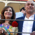 El empresario Juan Muñoz y su esposa, la popular periodista Ana Rosa Quintana. MANUEL H. DE LEÓN