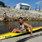 Guillermo Fidalgo sonríe tras quedar en sexta posición en el Mundial de Oklahoma de K-1.
