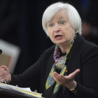 La presidenta del banco central  de EE UU, Janet Yellen. SHAWN THEW