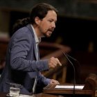 El líder de Podemos, Pablo Iglesias.