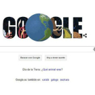 'Doodle' que propone Google este miércoles en homenaje al Día de la Tierra.