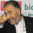 José Fernández Nieto ‘Silvano’, presidente de la Sociedad Deportiva Ponferradina. L. DE LA MATA