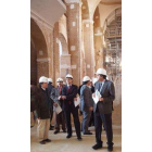 Enrique Sáiz y Javier Ramos, durante su visita al recinto.