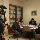 Los representantes de la Junta se reunieron con Ramón y el alcalde de Peranzanes.