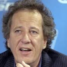 Geoffrey Rush, ayer, en Madrid