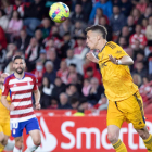 Chakla jugó en Los Cármenes su primer partido como titular. T. JUÁREZ