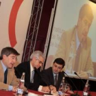 Francisco Fernández, Francisco Ros y Enrique Martínez, ayer durante la presentación de las jornadas