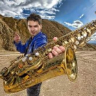 El saxofonista leonés Luis Gutiérrez, conocido artísticamente como Lu Gottí.