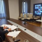 Morán, durante la conferencia de alcaldes y presidentes. DL