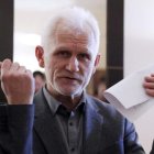 El activista bielorruso Ales Bialiatski. TATYANA ZENKOVICH