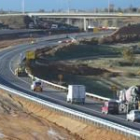 Las obras de la autopista, en una imagen de archivo