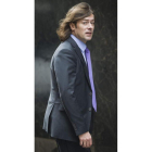 El juez Santiago Pedraz, a su llegada ayer a la Audiencia.
