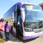 Imagen de archivo de un autobús que sigue una ruta de transporte escolar.