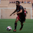 El jugador Carlos Bravo en un partido de esta temporada con el Unión Adarve. GRADA 3