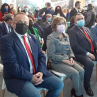 Álvarez Courel, Evelia Fernández, y Eduardo Morán, en primer plano. DL