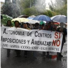 La huelga del día 7 de octubre sacó a la calle a profesores, padres y alumnos