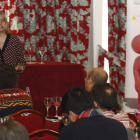 La profesora de la Universidad de Oviedo, Paz García Portillo, ayer en la reunión de psiquiatras.