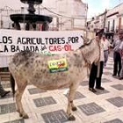 Agricultores malagueños se manifiestan por la subida del gasóleo en el año 2000