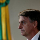 El presidente electo Jair Bolsonaro en un encuentro del Tribunal Superior del Trabajo en Brasilia