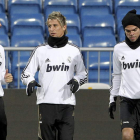 El Madrid entrenó ayer en Valdebebas sin Higuaín, que se ejercitó en el gimnasio.