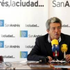 El alcalde de San Andrés del Rabanedo, Miguel Martínez, presentó la nueva imagen del Ayuntamiento