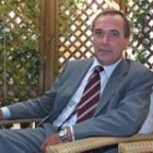 El ministro José Antonio Alonso en la terraza del Ministerio del Interior