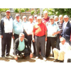 Foto de los triunfadores del II Circuito de Veteranos tras la disputa de la jornada. P.C.