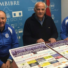 López Nuevo, Serafín Vázquez y Avelino Díaz en la presentación. DL