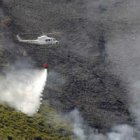 La fuerza de las llamas en el incendio de Boca de Huérgano movilizó a todos los efectivos posibles d
