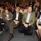 Gallardón permaneció serio y pensativo durante el tiempo que duró el acto del PP