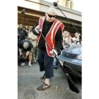 Boy George barre las calles de Manhattan, Nueva York