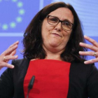 Cecilia Malsmstrom, comisaria europa de Comercio.