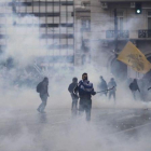 Incidentes en la manifestación en Atenas contra el cambio de nombre de Macedonia.