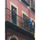 Mario Conde en la Plaza Mayor