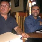 Tomás Gallego y José Miguel Palazuelo tras finalizar la rueda de prensa