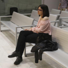 La tuitera murciana Cassandra, este miércoles, durante el juicio en la Audiencia Nacional.