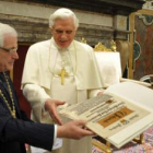 El Papa, ayer en un acto oficial en el Vaticano.