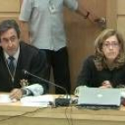 El fiscal jefe de la Audiencia Nacional, Javier Zaragoza y la fiscal Olga Sánchez, durante el juicio