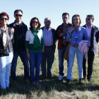 Los populares posan en La Gándara y participan en la fiesta de La Cepeda.