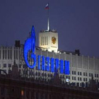Vista de la sede de la compañía Gazprom en Moscú