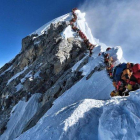 El atasco del Everest.