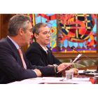 Aguistín Rajoy hizo la exposición técnica de la auditoría y López Benito cumplió con el análisis de los resultados.