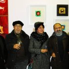 Miguel Escanciano, Manuel Jular, Olga Llamas, Esteban Tranche y Cristina Ibáñez, en Ármaga.