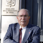 El catedrático Carlos Junquera, en Madrid. BENITO ORDÓÑEZ