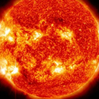 La actividad solar vista desde un telescopio de la NASA.