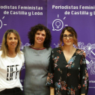 María Grijelmo, Tesorera de la Asociación, Ana Gaitero, Presidenta y Beatriz Sanz Olandía, Vicepresidenta