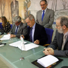 Carolina Méndez, Ana Álvarez, Juan Francisco García Marín, Serafín de Abajo y Javier González. MARCIANO